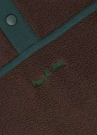 Wordmark Polar Fleece - Brown