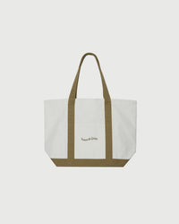 Stencil Boat Tote - Taupe