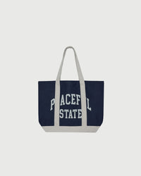 Peaceful Boat Tote - Navy