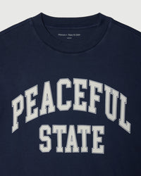 Peaceful Tee - Navy