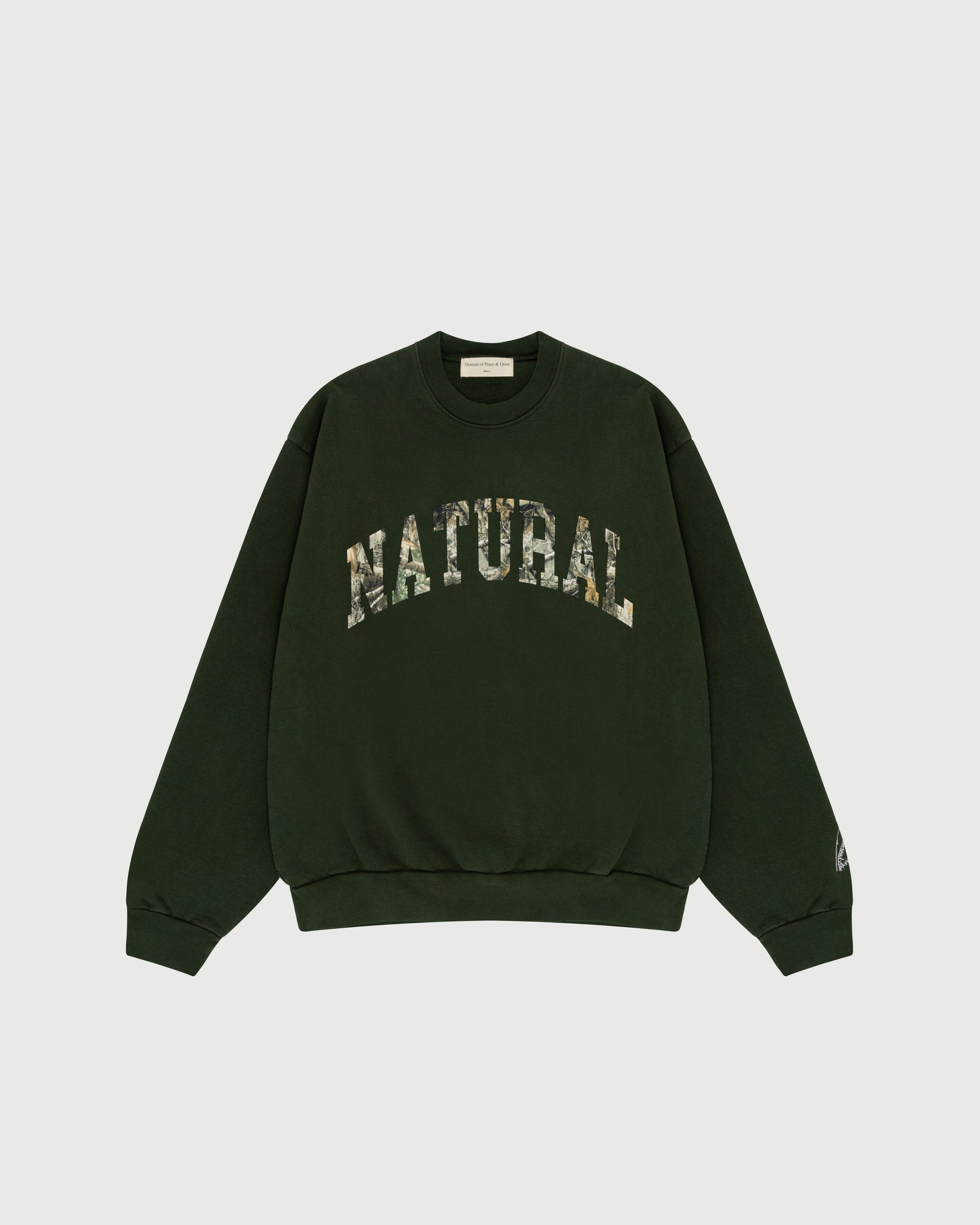 Great White x MoPQ Natural Crewneck - White/Camo