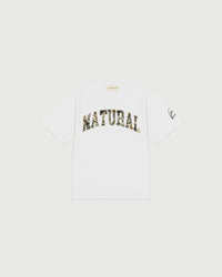 Great White x MoPQ Natural Tee - White/Camo