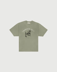 Chateau De Quiet Tee - Olive