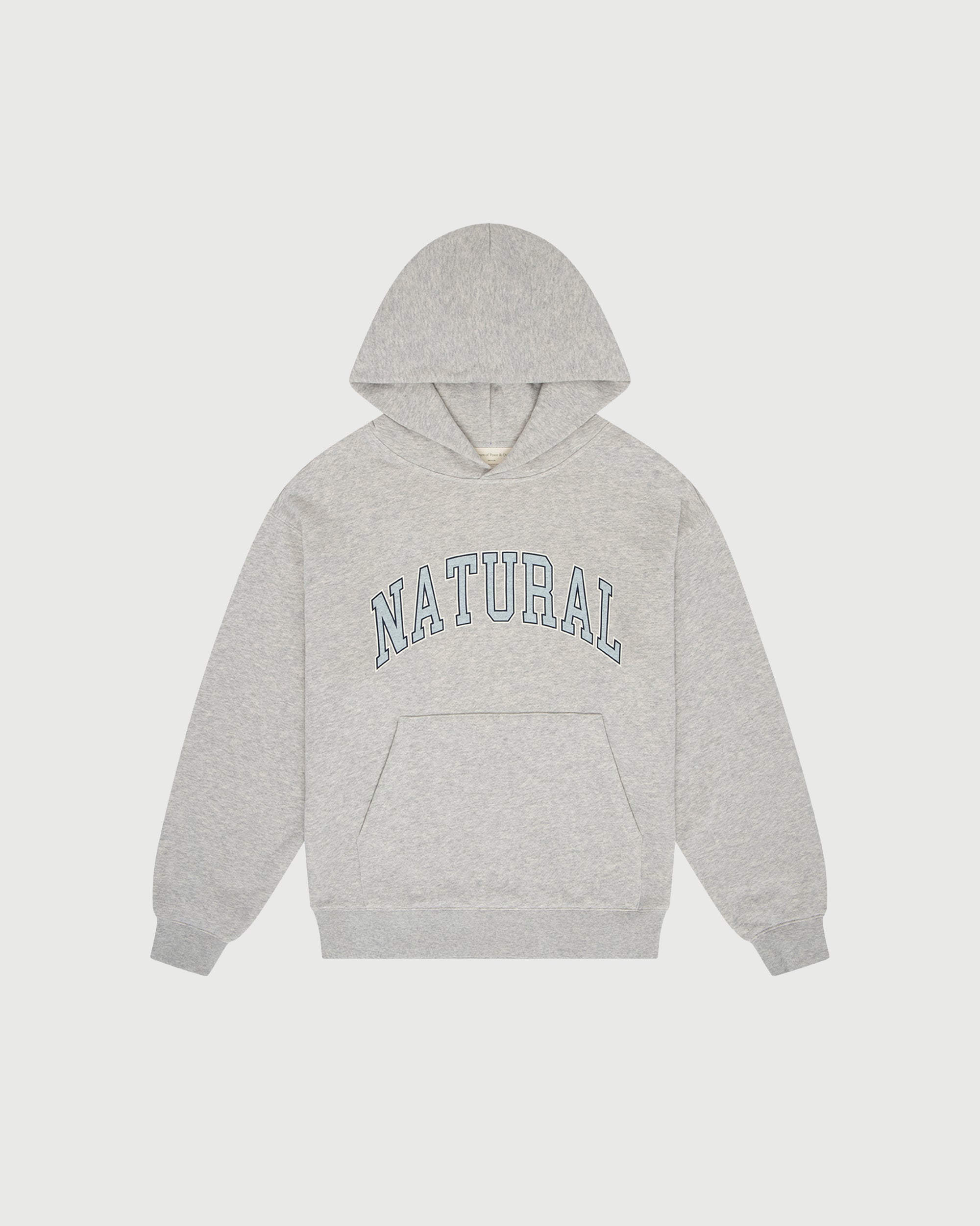 Natural Hoodie - Ash