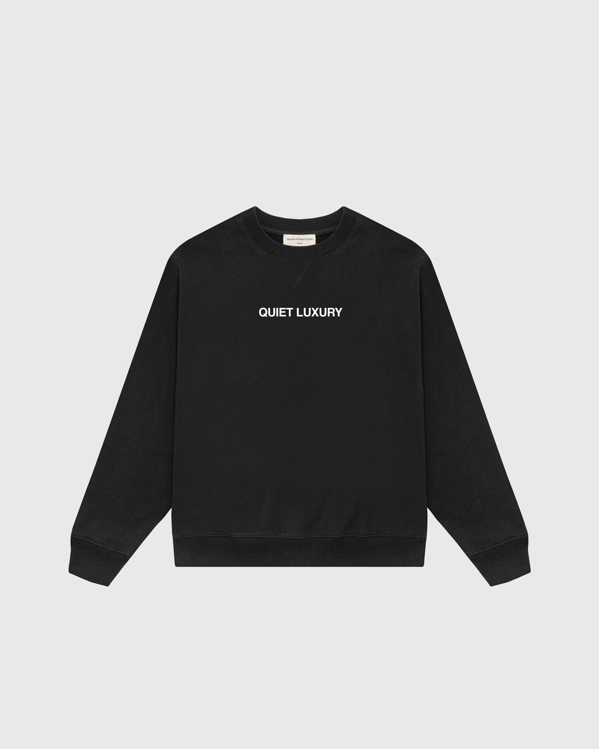 Quiet Luxury Crewneck - Black