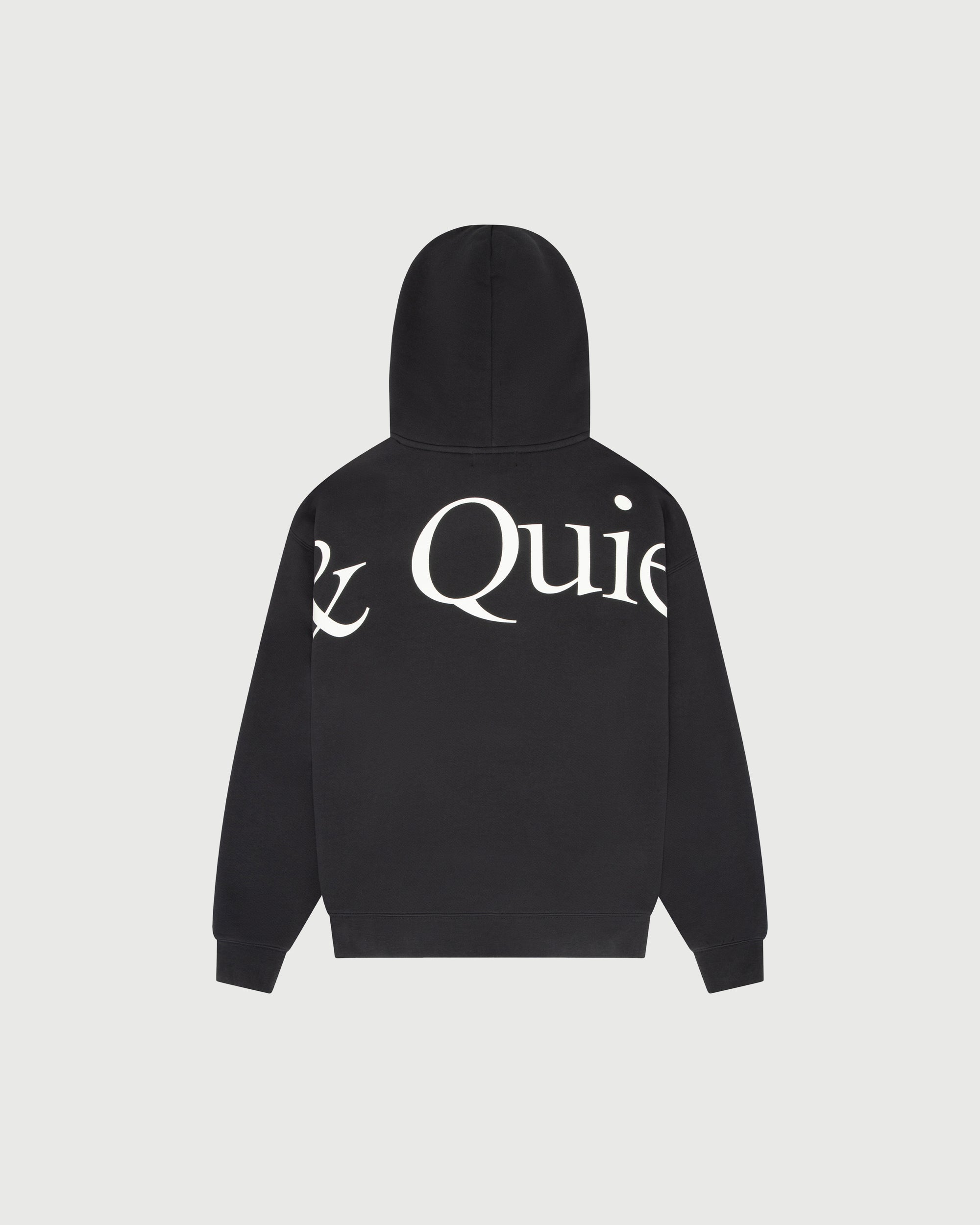 Jumbo Wordmark Hoodie - Black