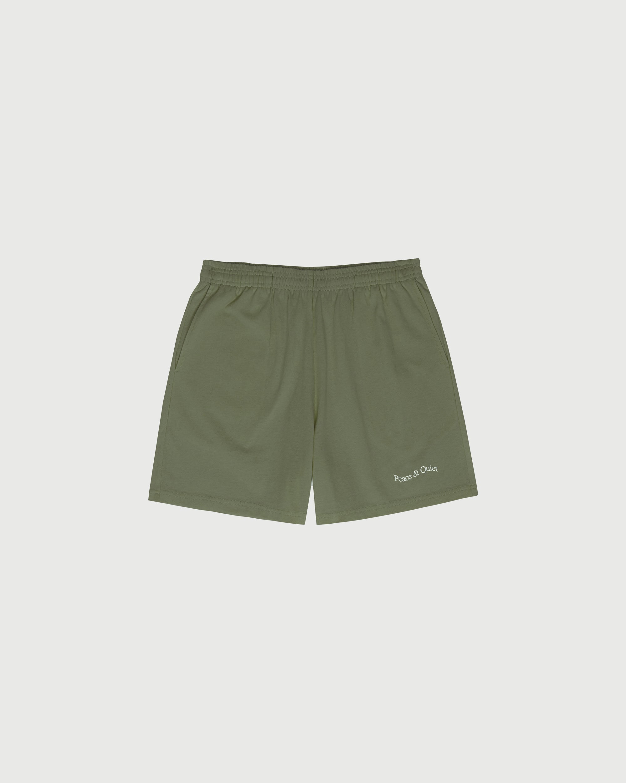 Wordmark Sweatshorts - Olive
