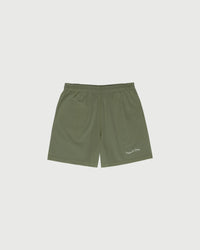 Wordmark Sweatshorts - Olive