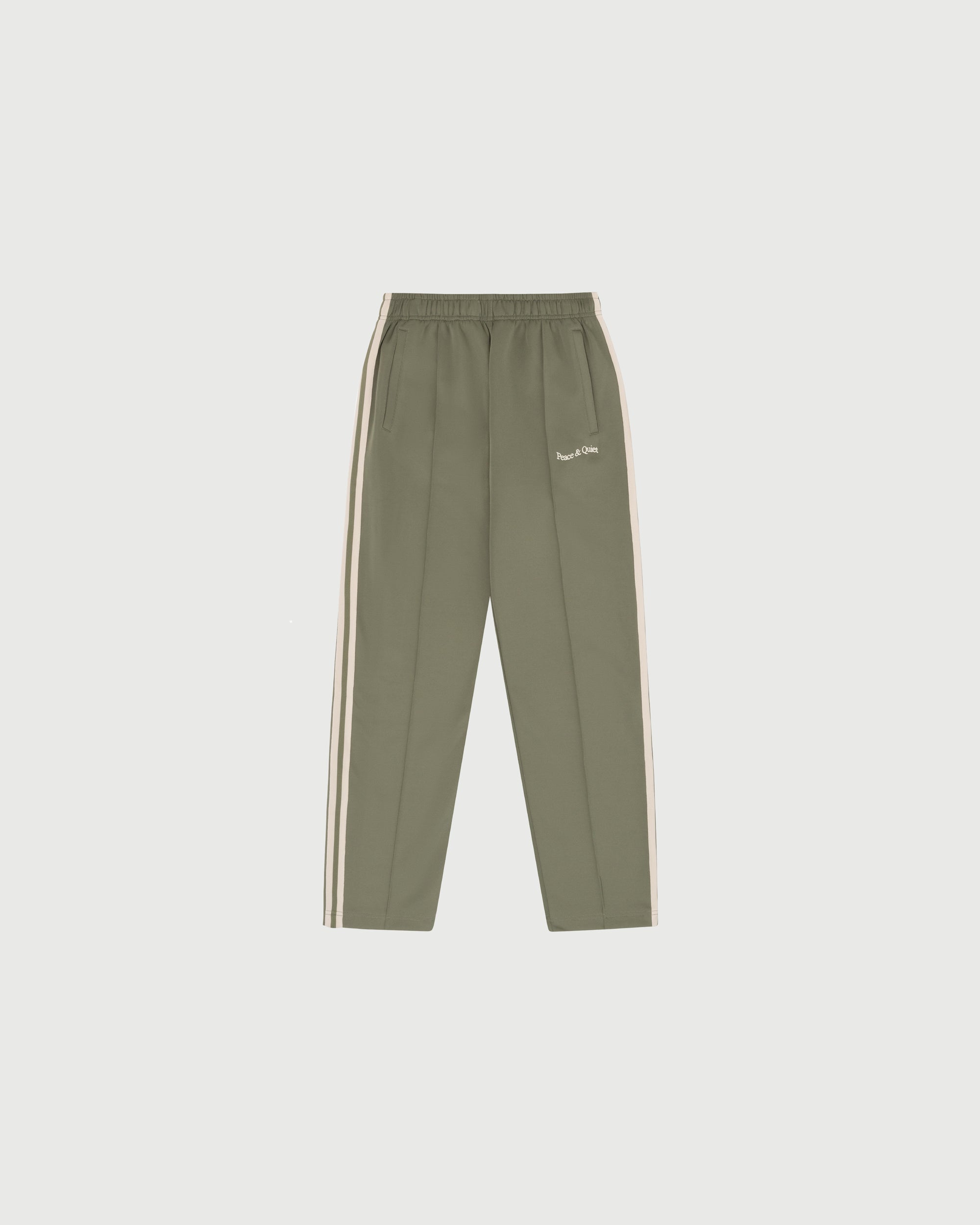 Wordmark Track Pants - Olive