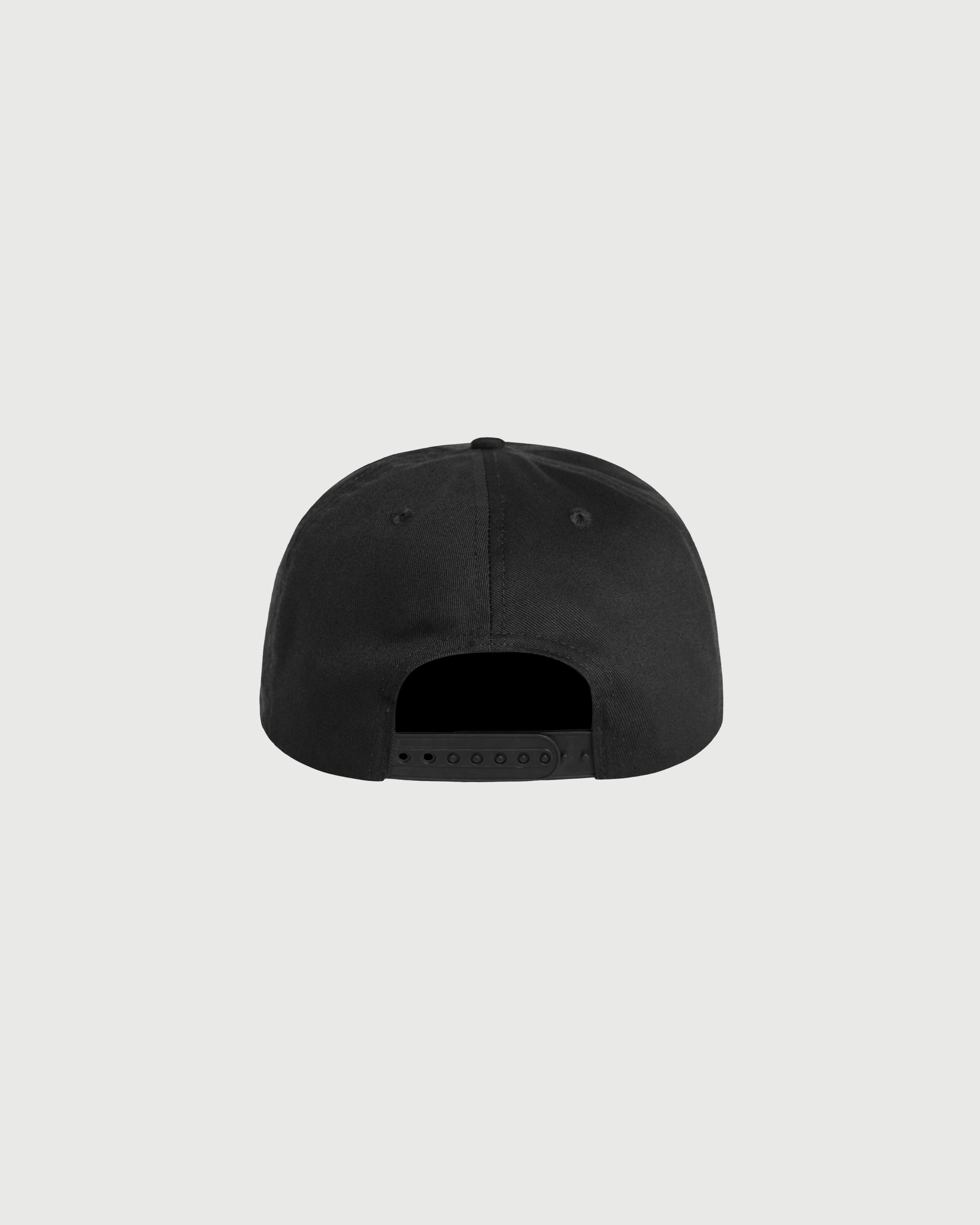 Wordmark Snapback - Black