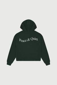 Wordmark Zip Up Hoodie - Forest