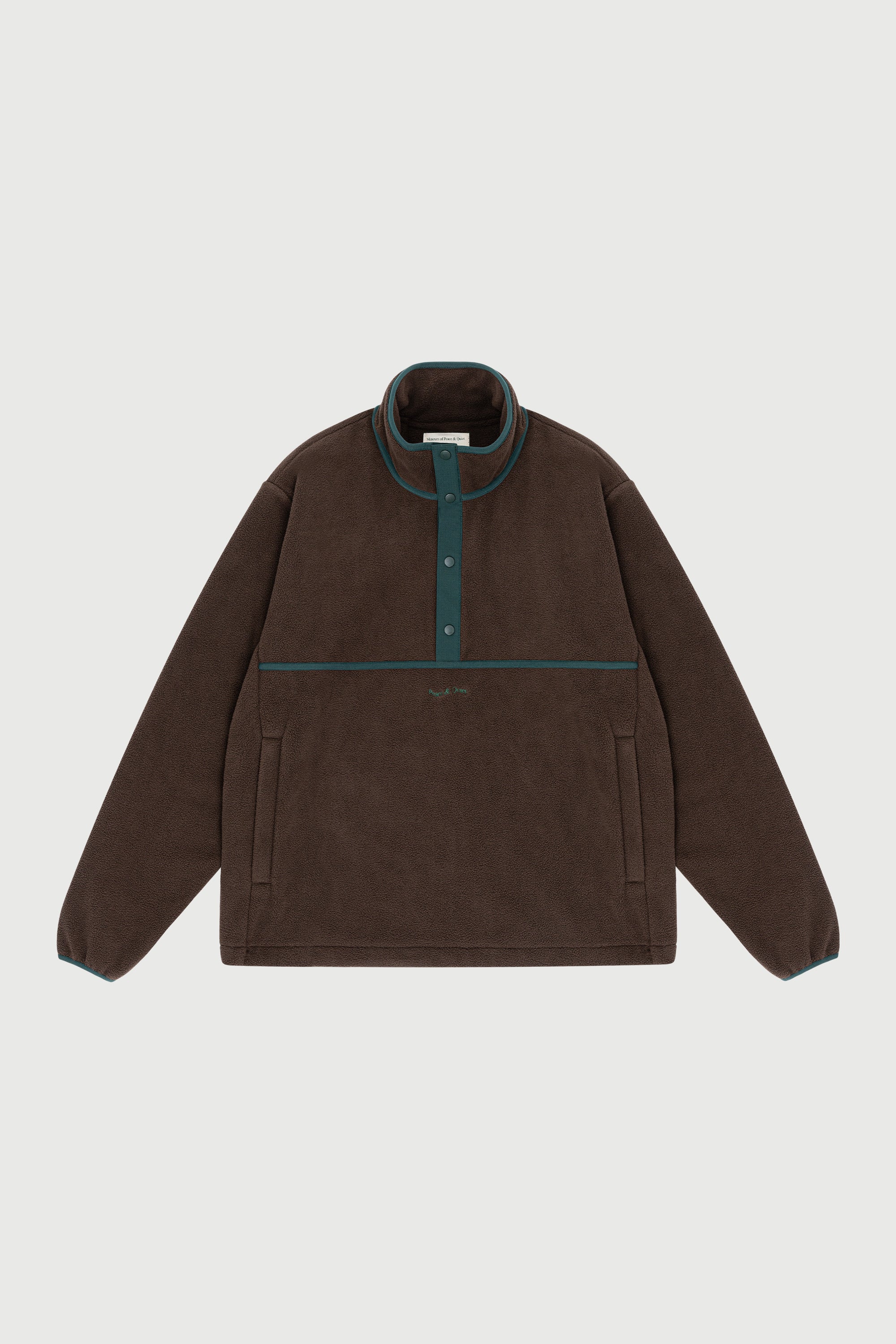 Wordmark Polar Fleece - Brown