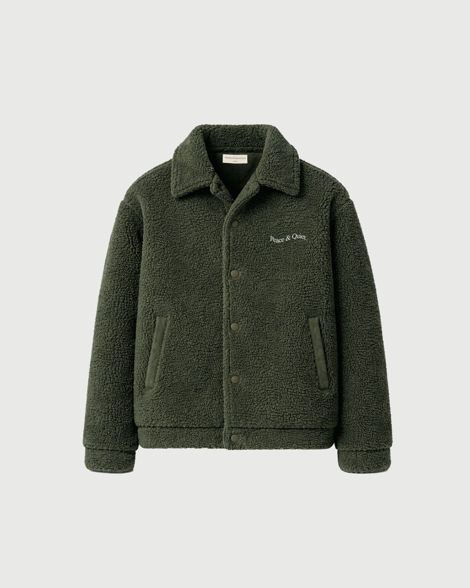 Wordmark Sherpa Work Jacket - Forest