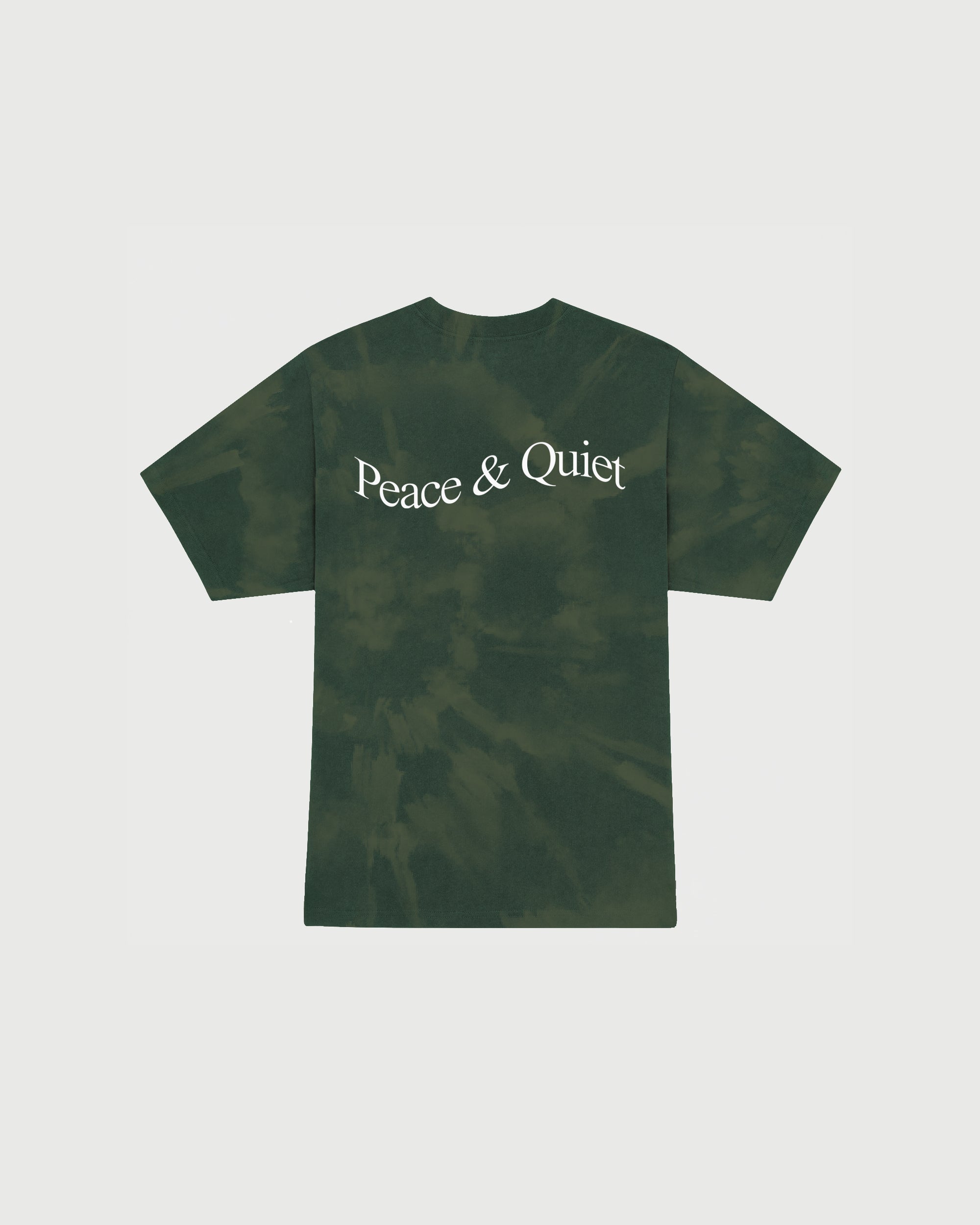 Wordmark Tye Dye Tee - Forest