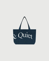 Jumbo Wordmark Tote - Navy