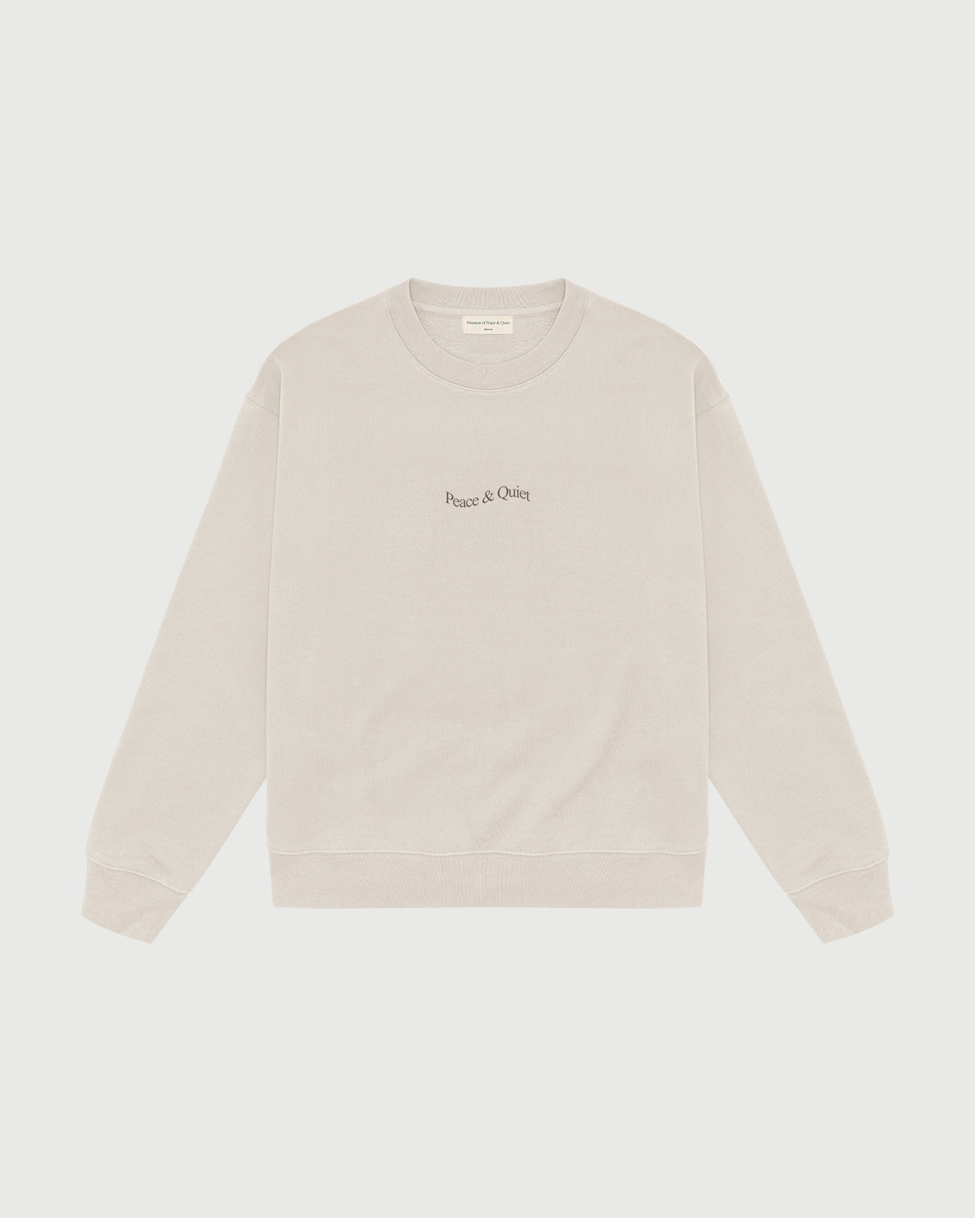 Wordmark Lightweight Sweater - Bone