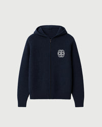 Symbol Mohair Hoodie - NAVY