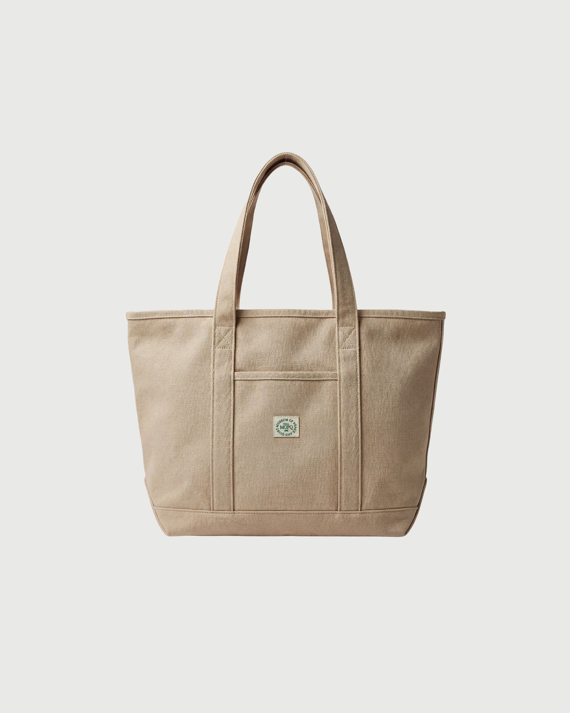 Utility Canvas Boat Tote - Tan