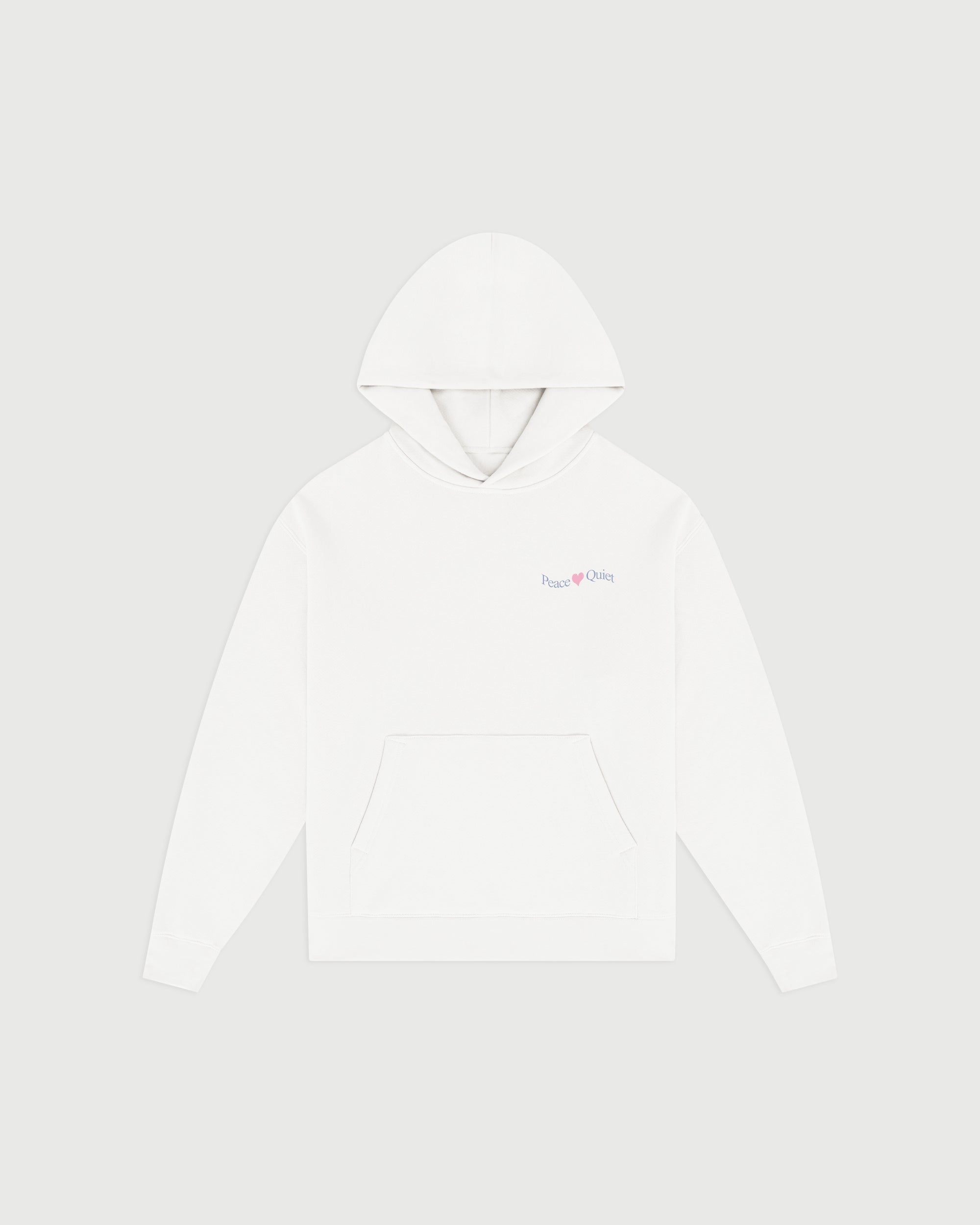 Wordmark Valentine Hoodie - White