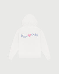 Wordmark Valentine Hoodie - White