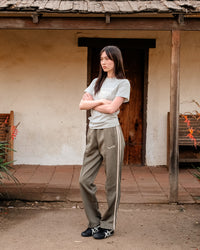 Wordmark Track Pants - Olive