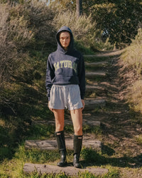 Natural Hoodie - Navy