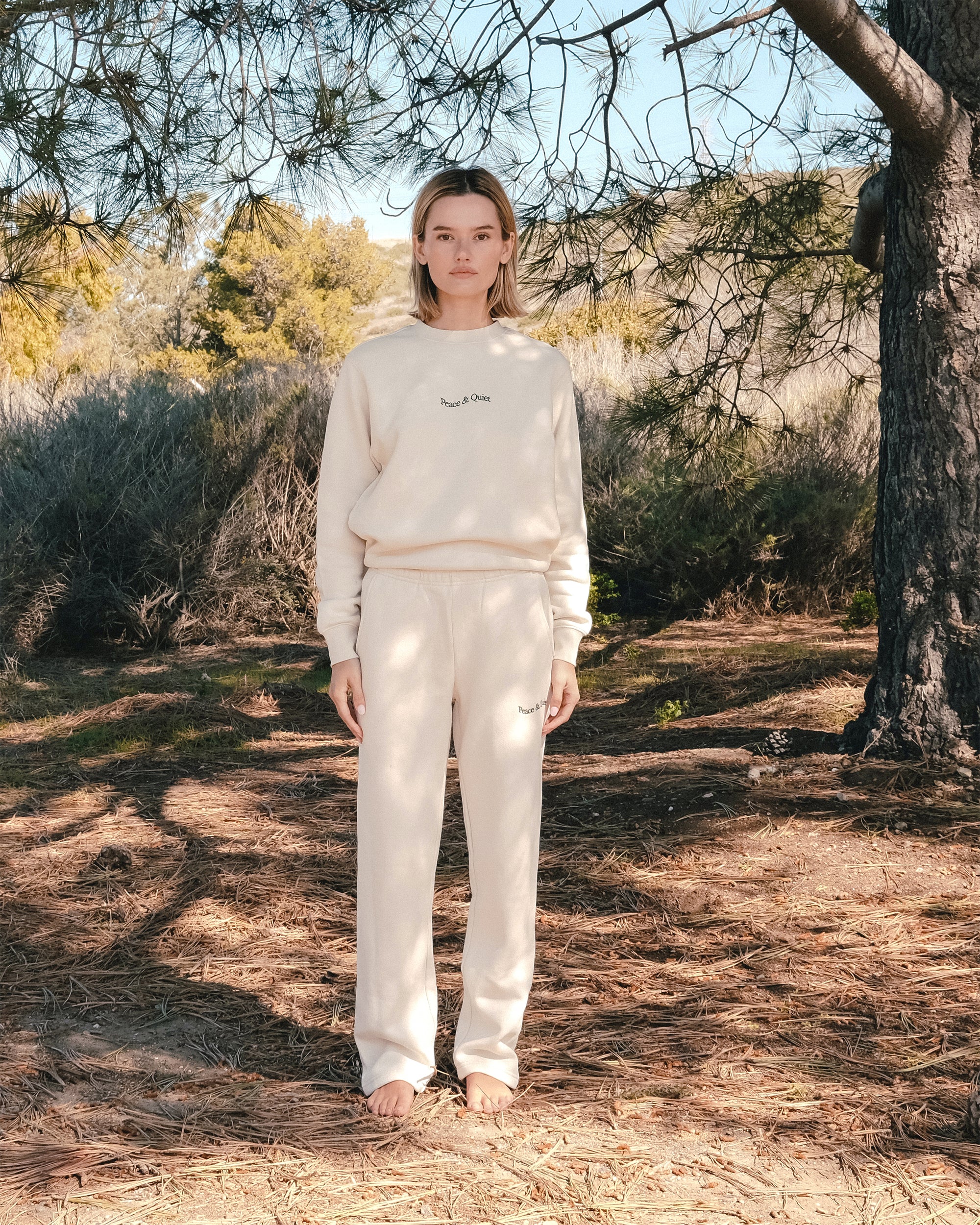 Wordmark Sweatpants - Bone