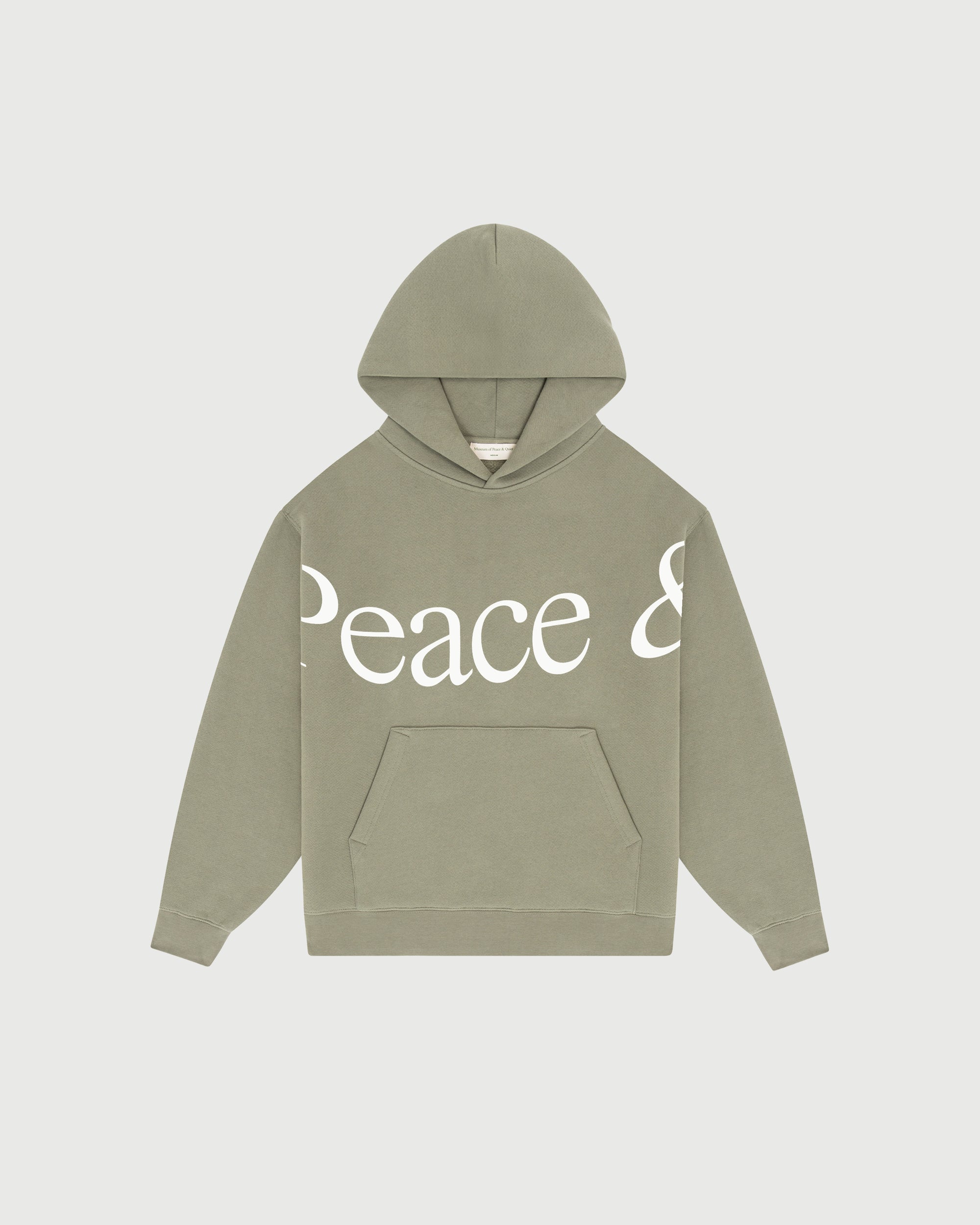 Jumbo Wordmark Hoodie - Olive
