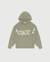 Jumbo Wordmark Hoodie - Olive