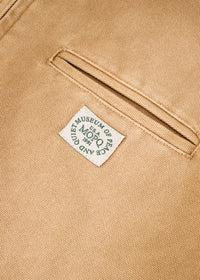 Wordmark Canvas Work Jacket - Tan